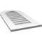 Ekena Millwork Round Top Surface Mount PVC Gable Vent: Non-Functional, w/ 3-1/2"W x 1"P Standard Frame, 16"W x 32"H GVPRT16X3201SN - alternate 5